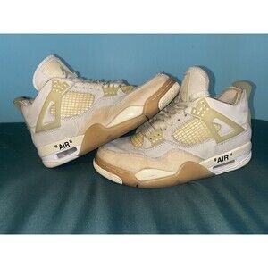 Nike Air Jordan 4 Retro SP Off-White “Sail” CV9388-100 Size 8.5